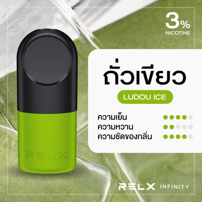 RELX Infinity Pod Flavor Ludou Ice Mung Bean